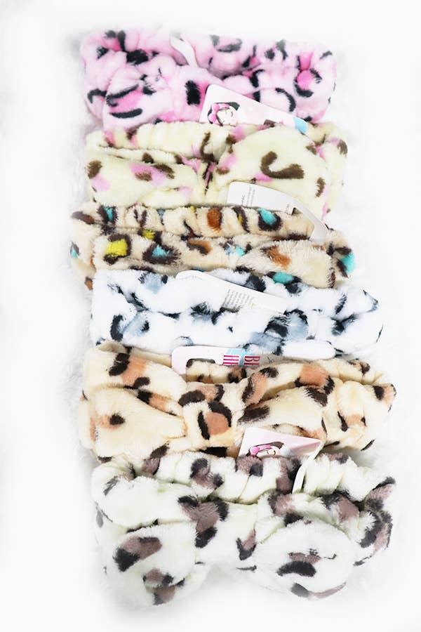 Leopard Print Shower Headwrap