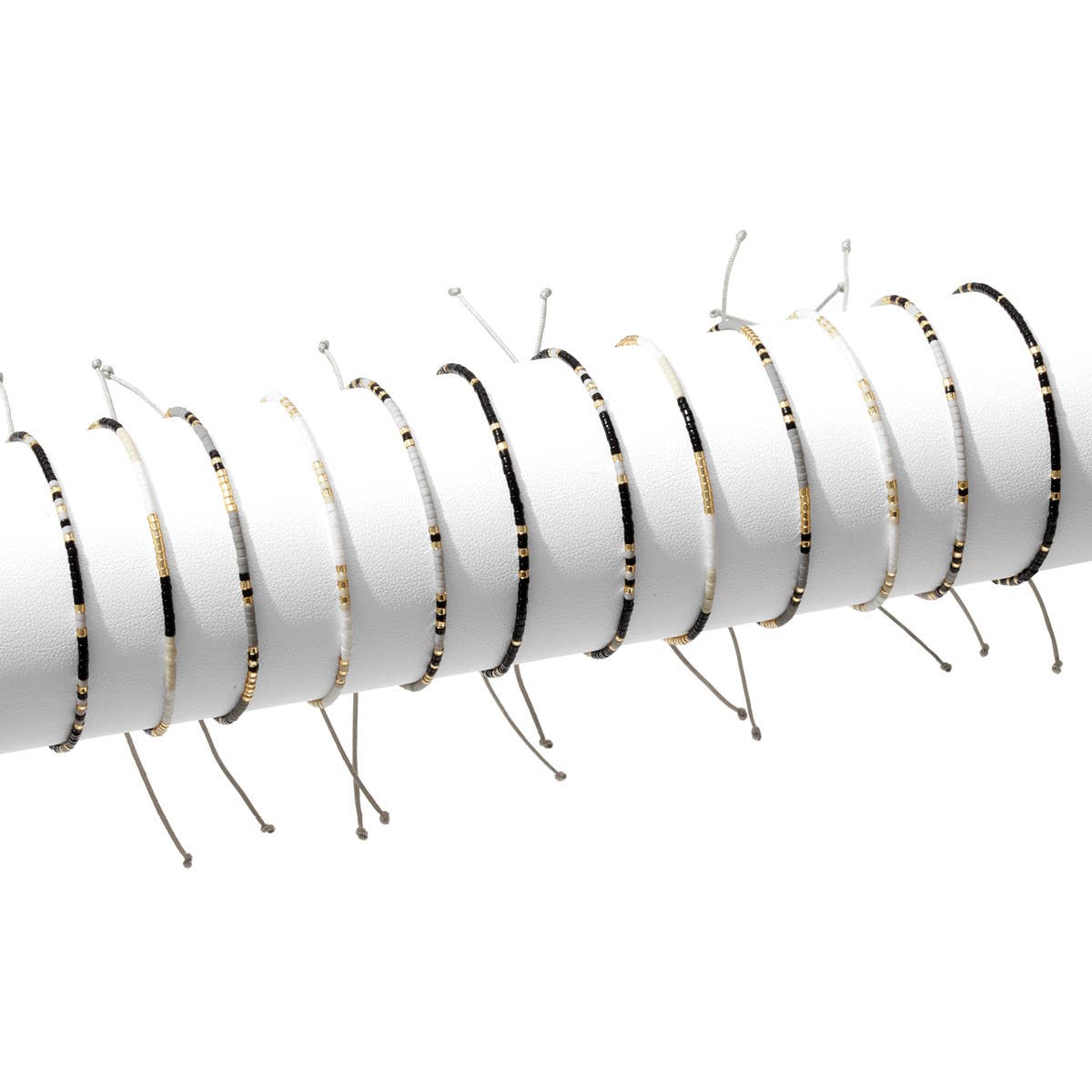 Set/12 Miyuki Delica Adjustable Bracelets
