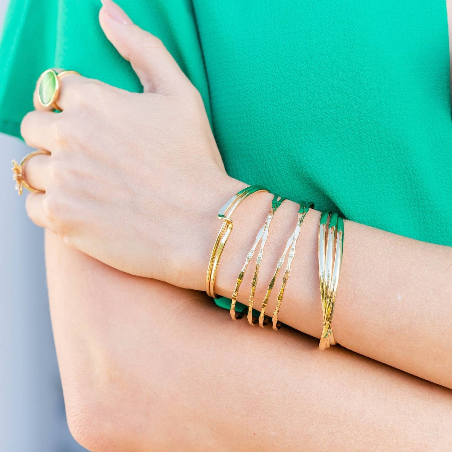Textured Cuff Bracelet