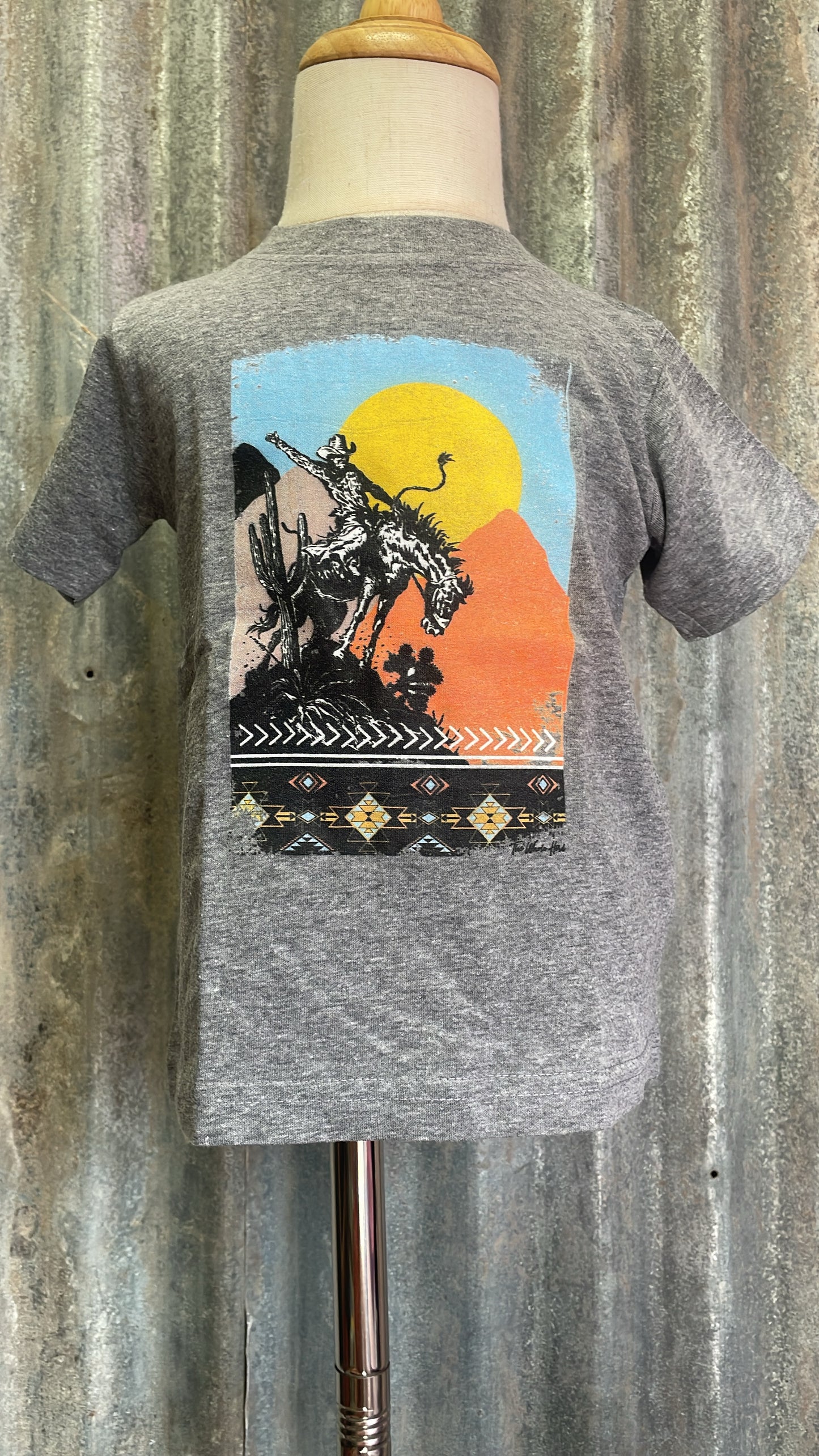 Buckin Cowboy Tee
