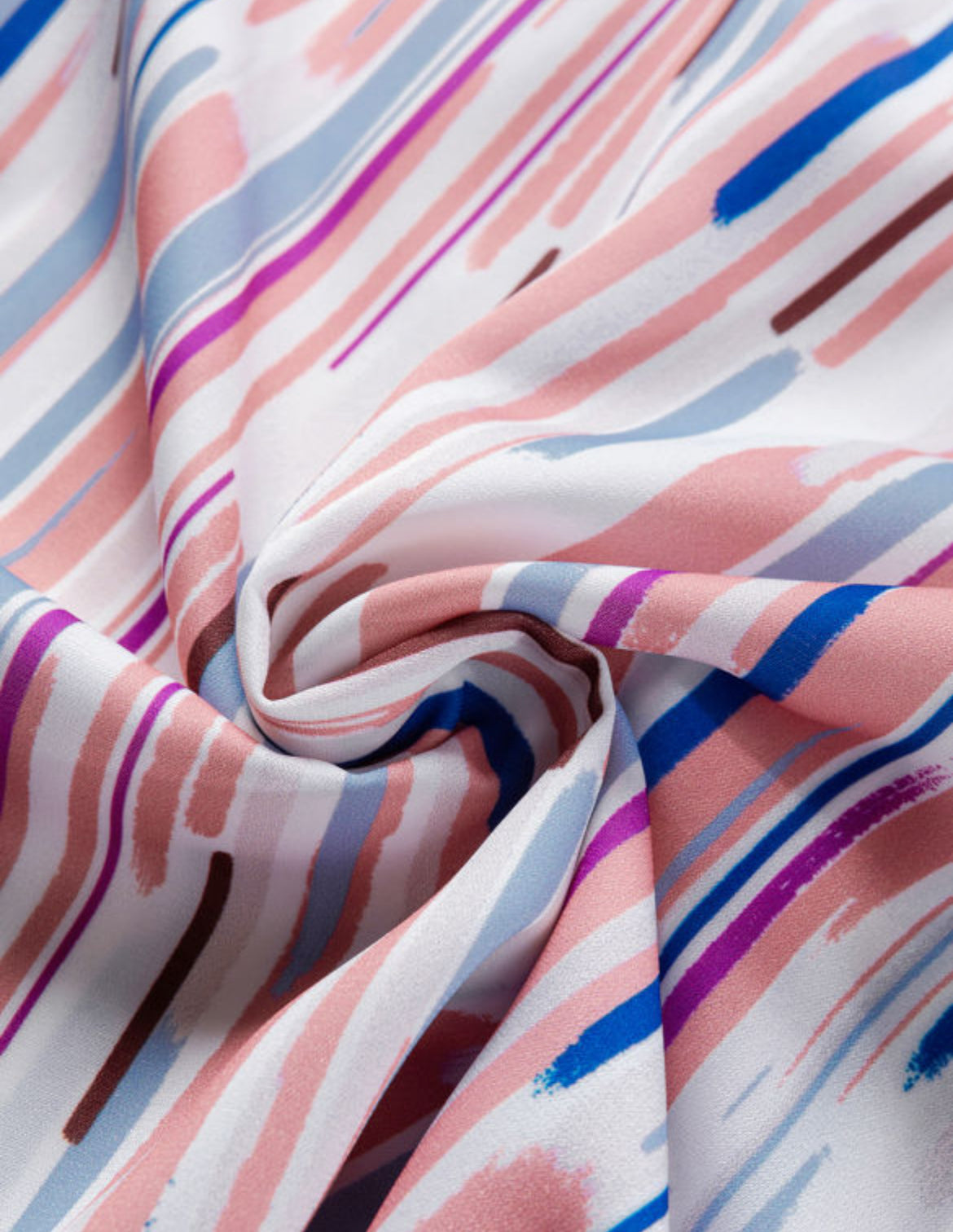 Abstract Striped Blouse