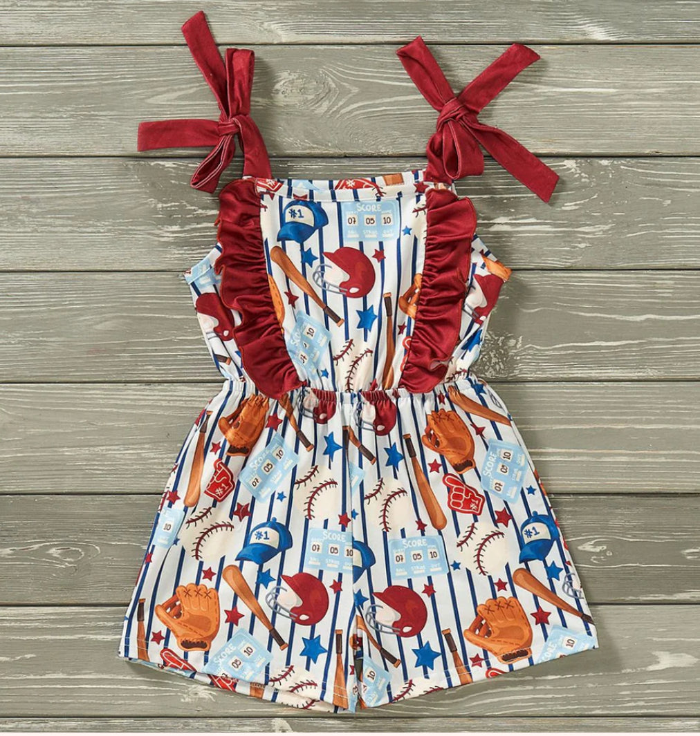 Baseball Romper