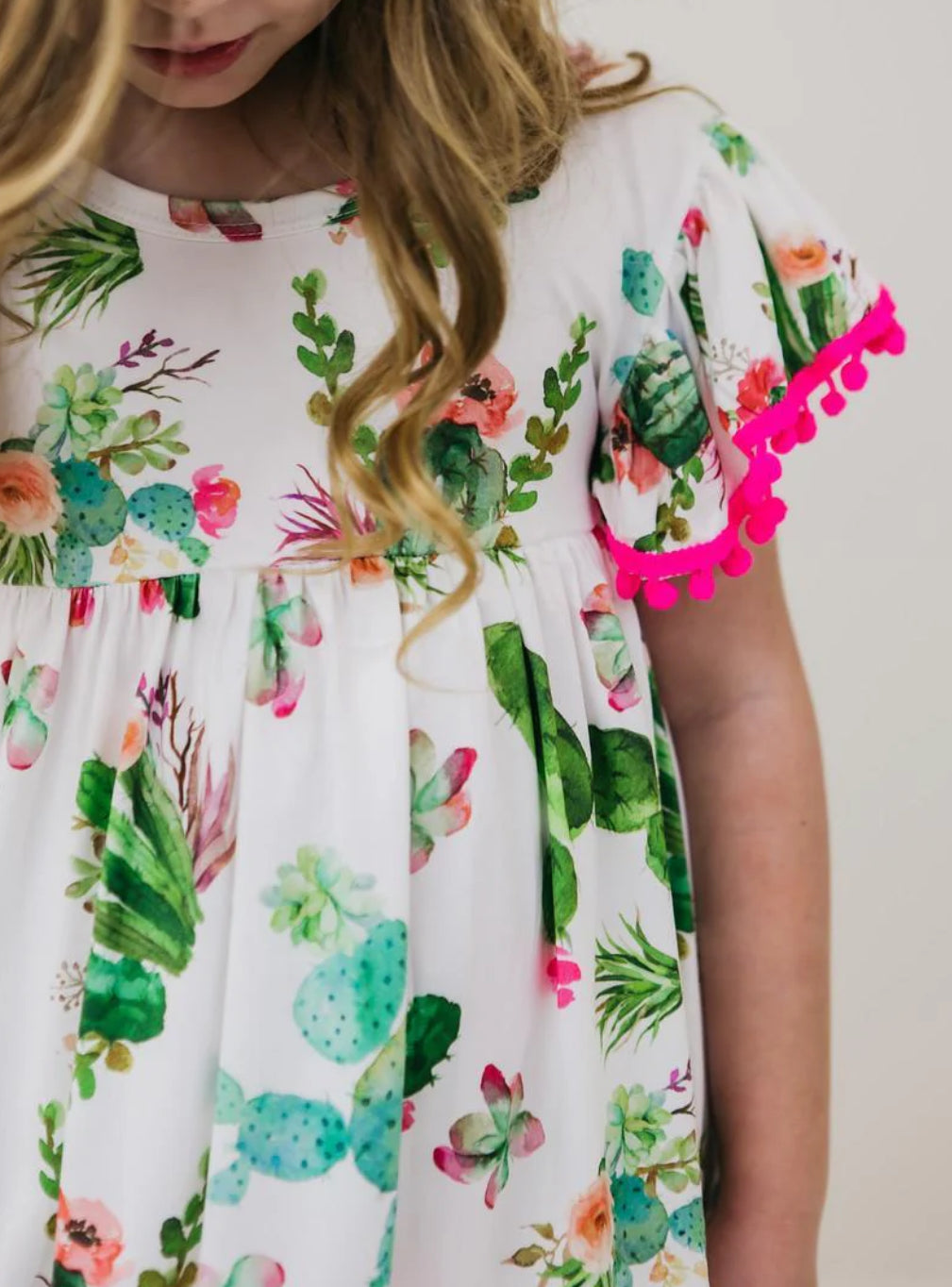 Cactus Pom Dress