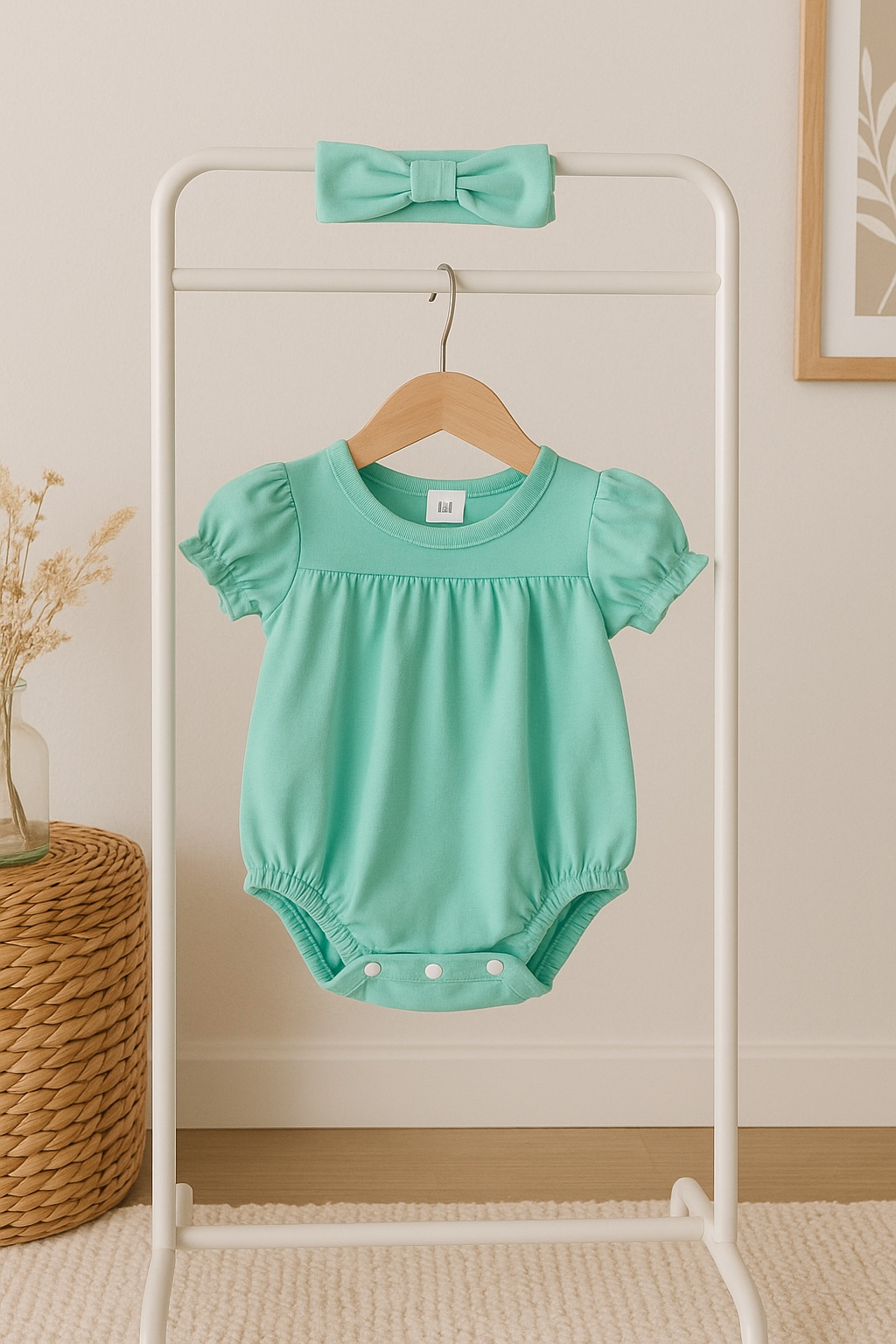 Blue Bubble Romper