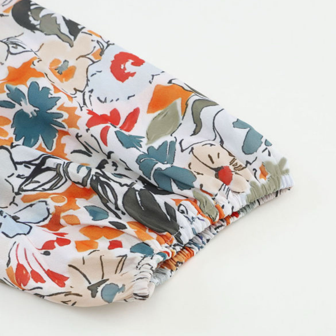 V Neck Floral Blouse