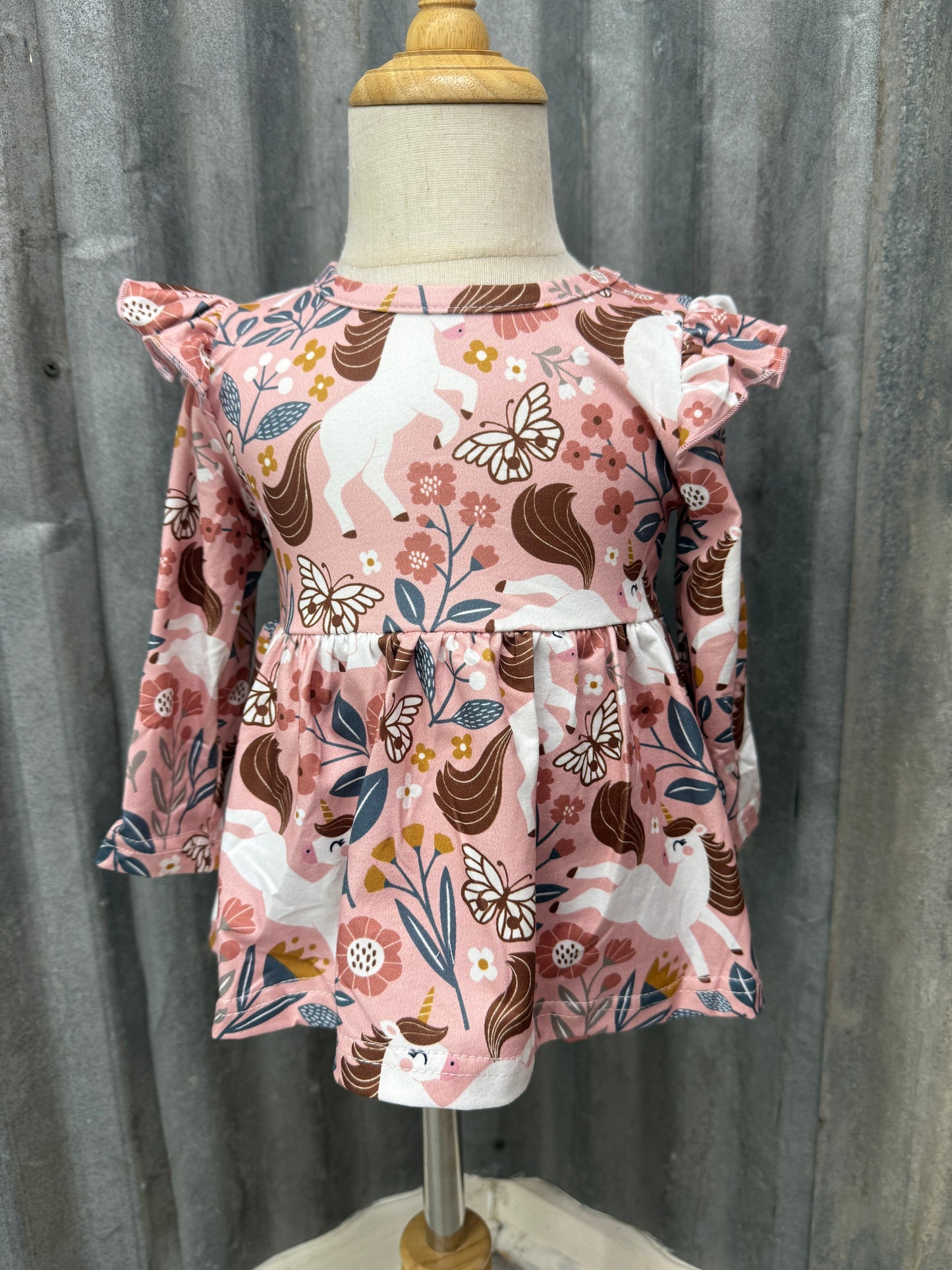 ✨ Meadow Magic Unicorn Infant Romper – Buttery Soft, Stain Resistant, Wrinkle Free ✨