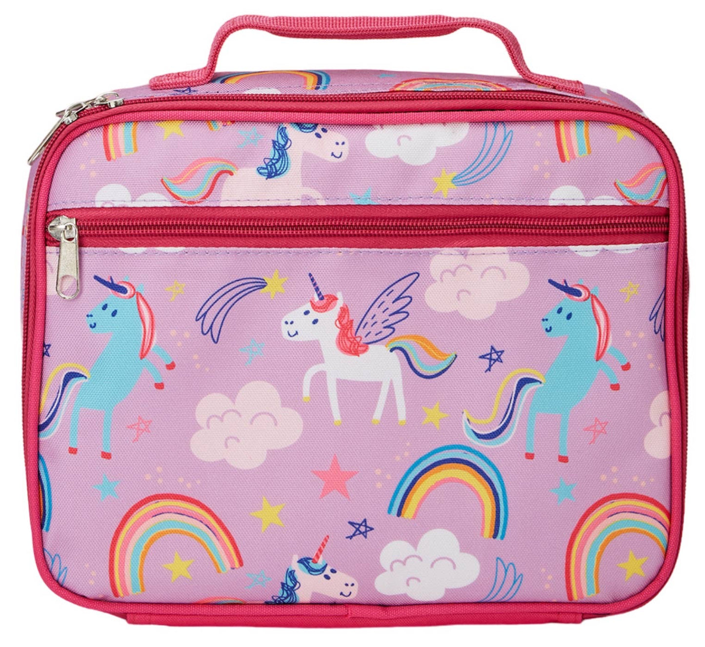 Unicorn Dreams Backpack & Lunchbox Set – Waterproof Canvas + PEVA Lining | 2pc Bundle for Girls | Rural Momma’s Boutique