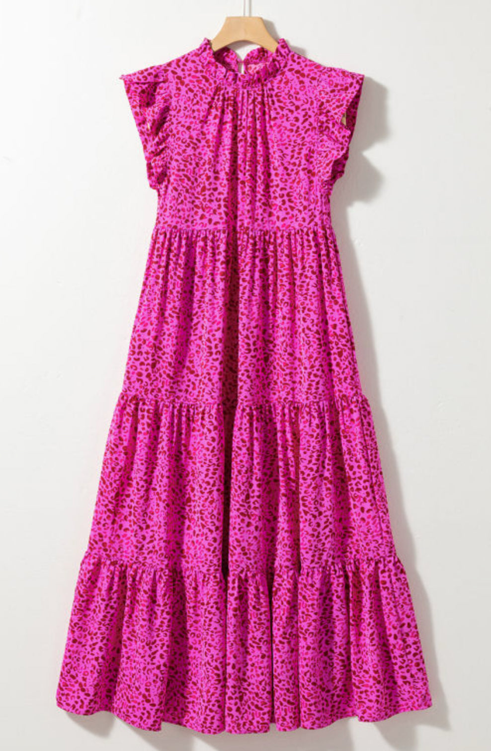 Pink Leopard Print Dress