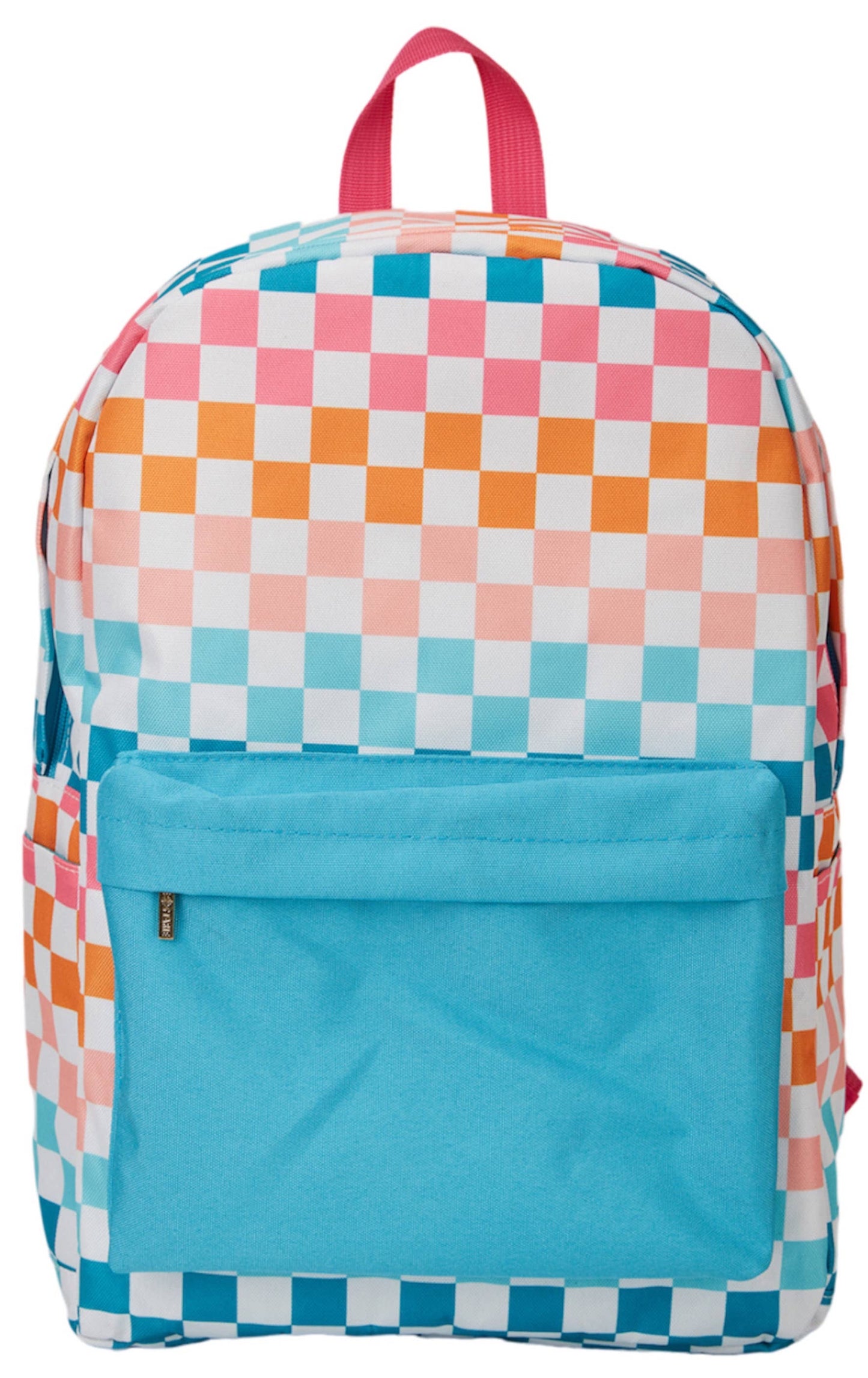 Color Pop Checkerboard Backpack & Lunchbox Set – Waterproof & Budget Friendly