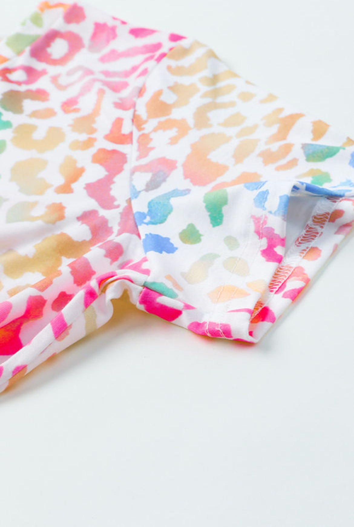 Neon Leopard Print Tee