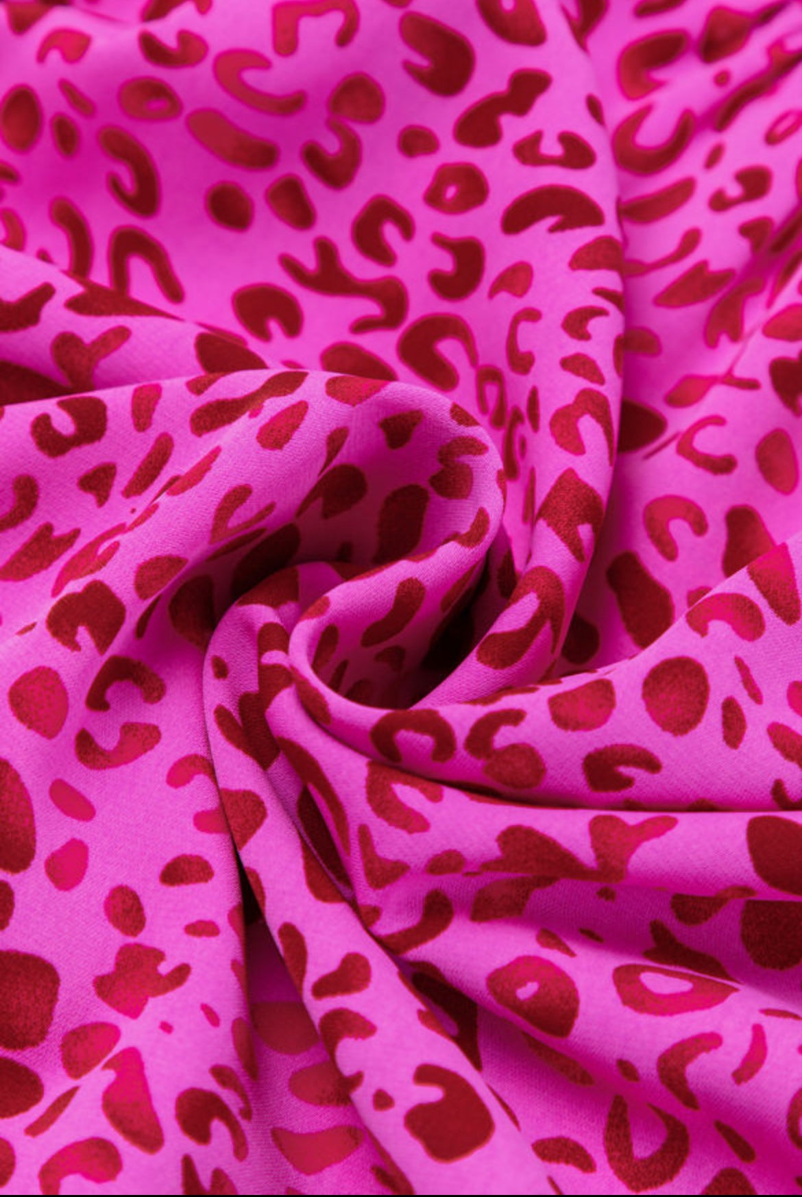 Pink Leopard Print Dress
