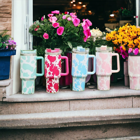 Cow Print 40oz Cups