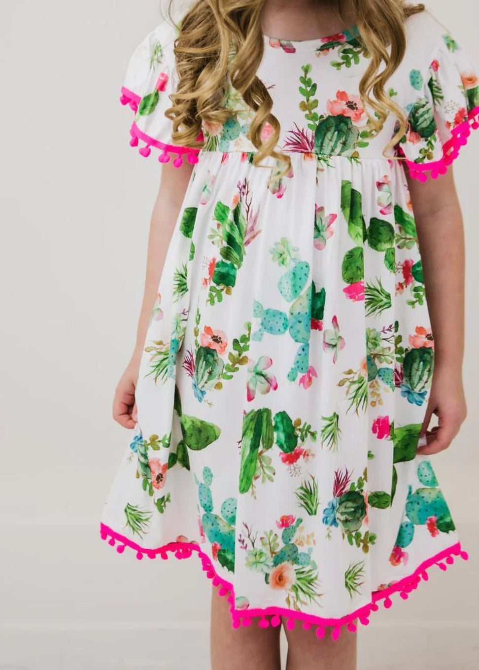 Cactus Pom Dress