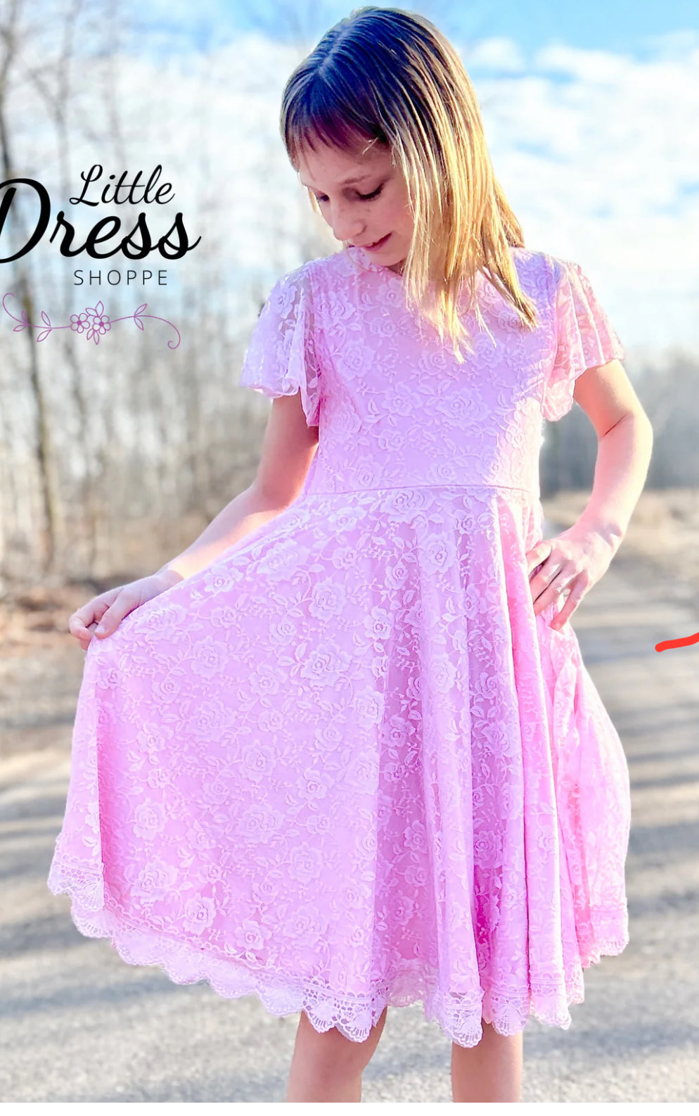 Pink Twirl Dress