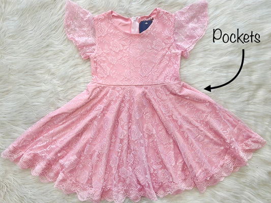 Pink Twirl Dress