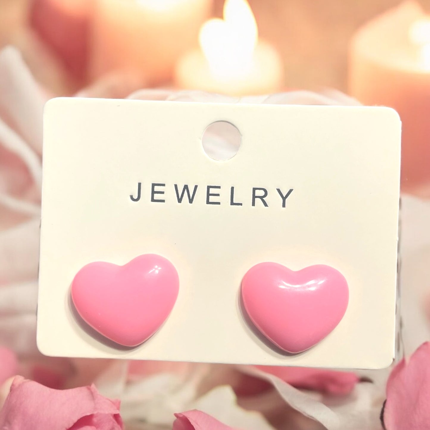 Heart Stud Earrings