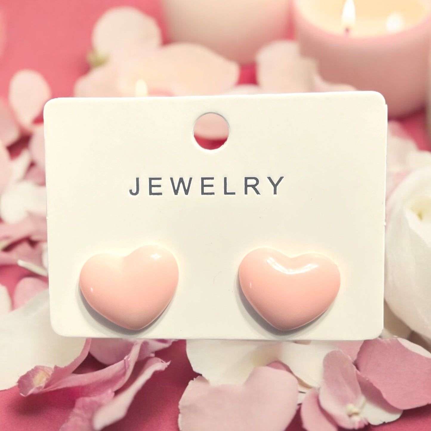 Heart Stud Earrings