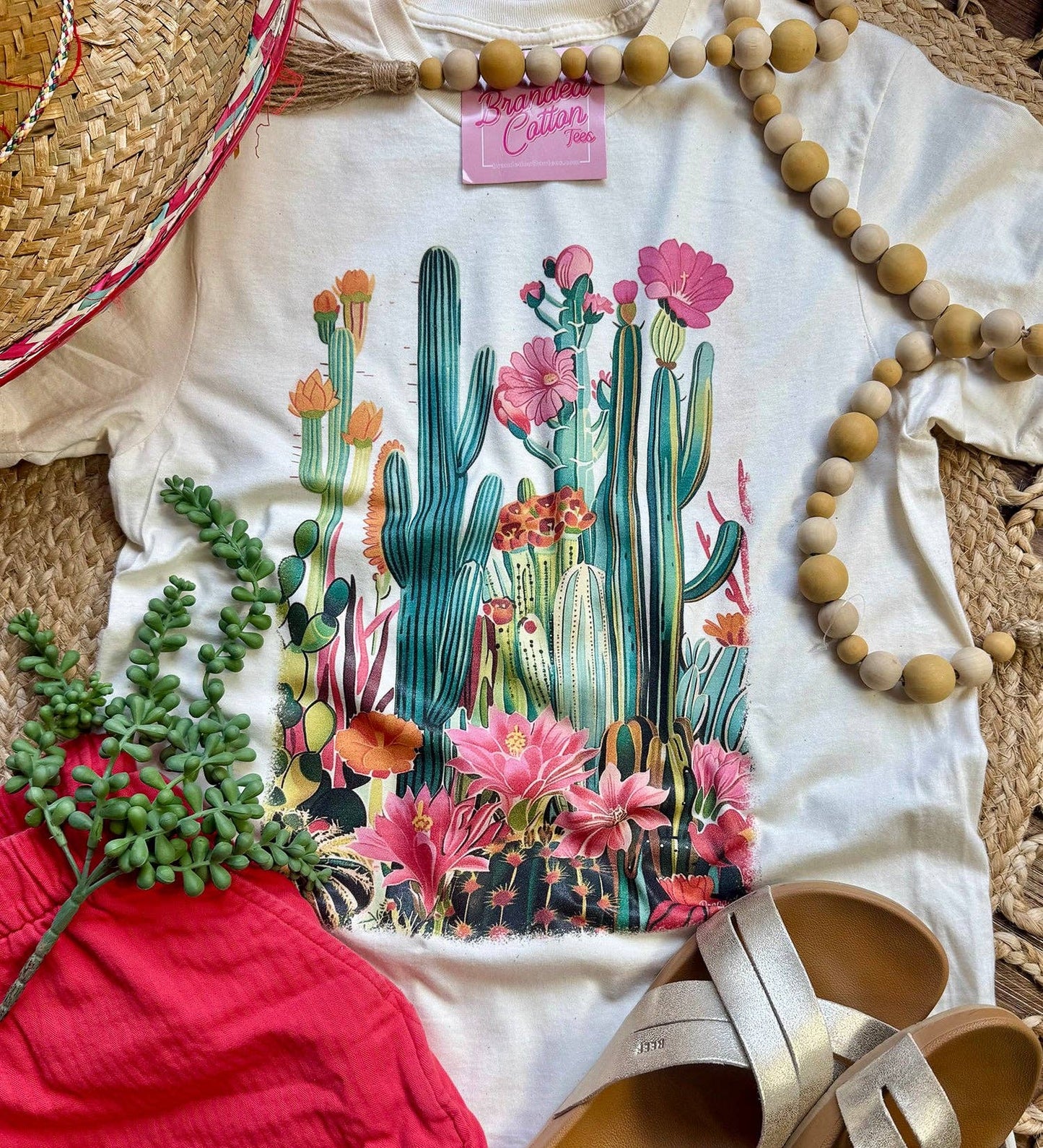 Blooming Cactus tee