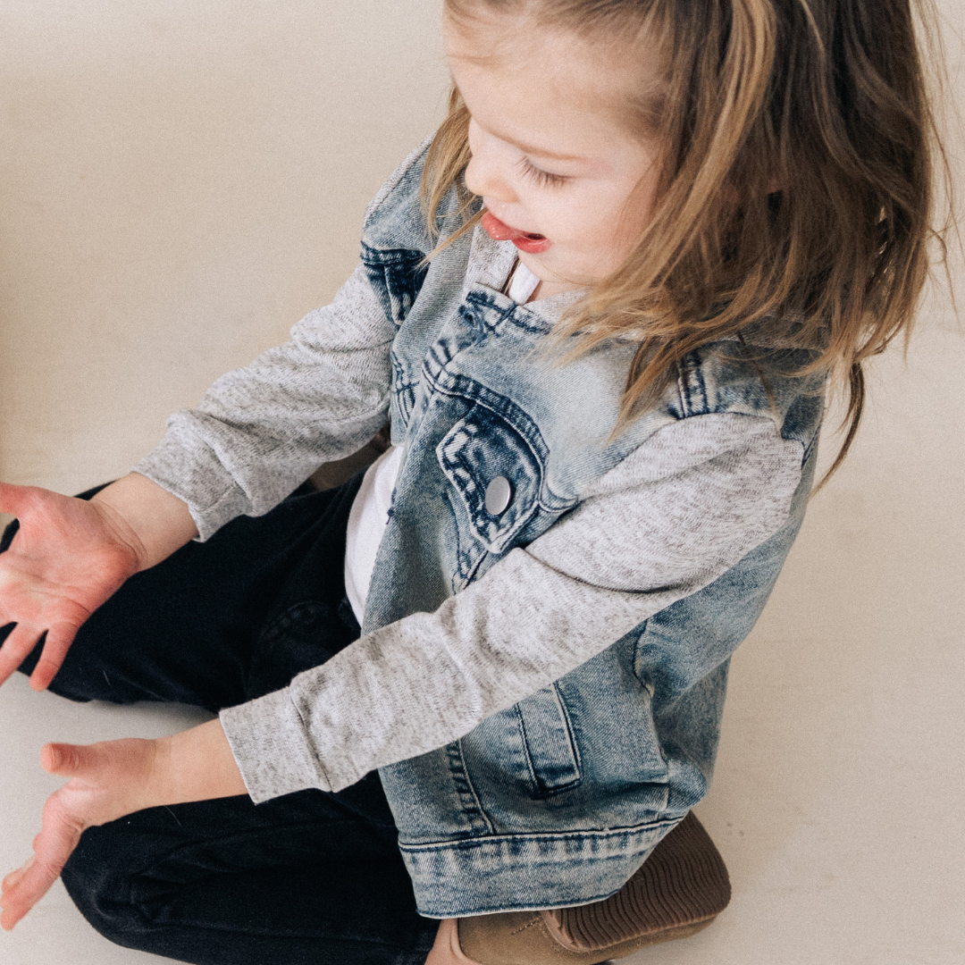 Hooded Denim Jacket - Child