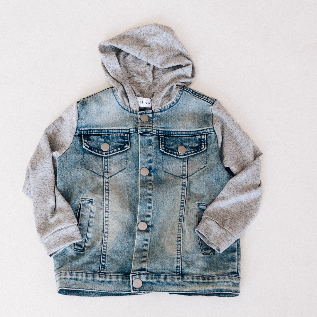 Hooded Denim Jacket - Child